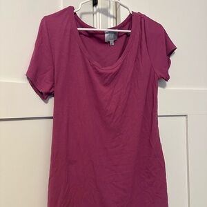 Vibrant Magenta Short Sleeve Tee